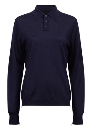 Maison Margiela wool polo jumper - Blue