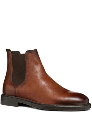 Geox leather elastic-sided boots - Brown