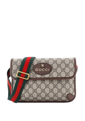 Gucci Pre-Owned Neo Vintage Flap GG Coated Canvas belt bag - Brown