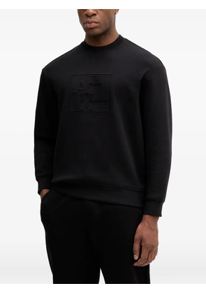 Armani Exchange logo-detail sweatshirt - Black