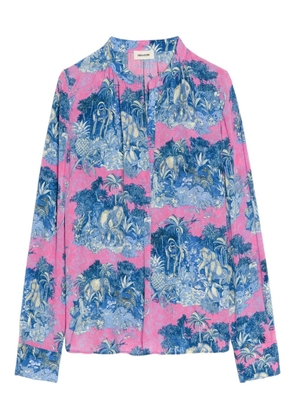 Zadig&Voltaire graphic-print shirt - Pink