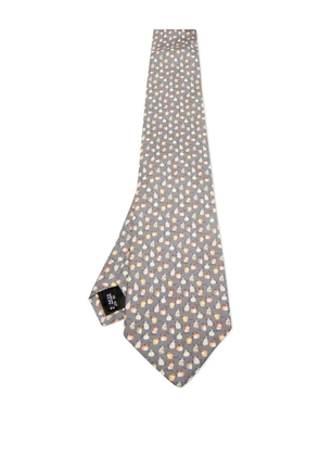 Ferragamo Pre-Owned printed silk tie - Grey
