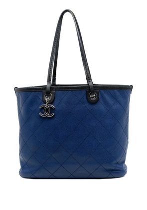 CHANEL Pre-Owned 2004-2005 Quilted Caviar Shopping Fever tote bag - Black