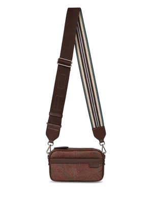 ETRO mini paisley-print camera bag - Brown
