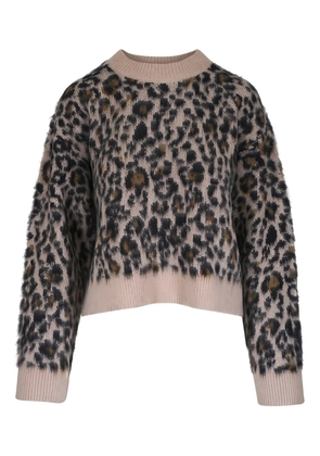 Nili Lotan animal-print sweater - Neutrals
