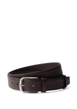 Prada Saffiano leather belt - Brown