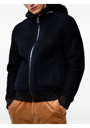 Poche Paris hooded zip-up jacket - Blue