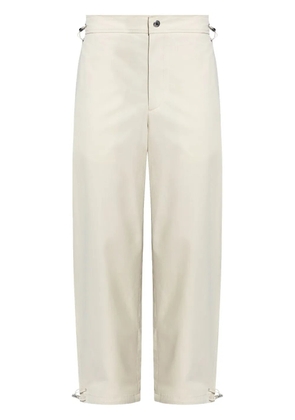 Moncler canvas trousers - Neutrals