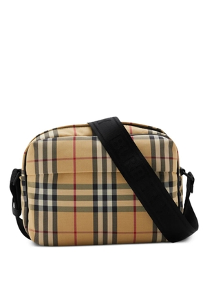 Burberry Paddy Vintage-check messenger bag - Neutrals