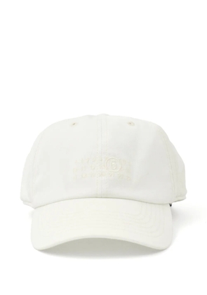 MM6 Maison Margiela logo baseball cap - White