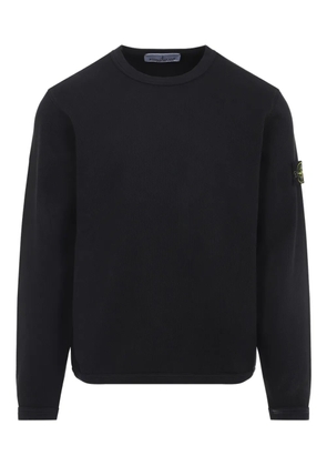 Stone Island logo-detail sweater - Black