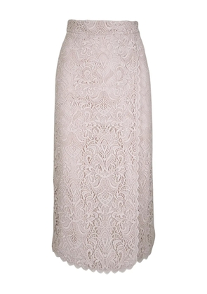 ETRO lace midi skirt - Pink