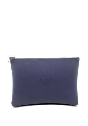 Hermès Pre-Owned 2010s GM Neovan marine-blue pouch
