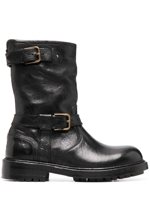 Dolce & Gabbana Horseride biker-style boots - Black