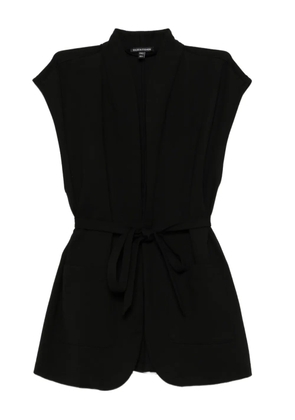 Eileen Fisher flex ponte gilet - Black