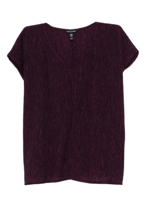 Eileen Fisher Plisse top - Purple