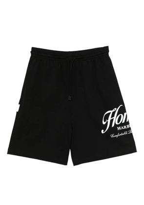 HOMIES MARBELLA logo-printed shorts - Black