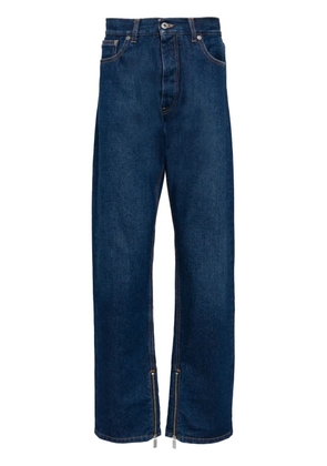 Off-White Arr Tab Zip Det Skate wide-leg jeans - Blue