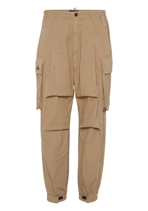 DSQUARED2 cotton cargo trousers - Neutrals