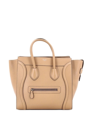 Celine Pre-Owned Luggage Bag Grainy Leather Mini tote bag - Neutrals