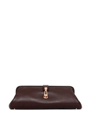 Gabriela Hearst Paola leather clutch - Red