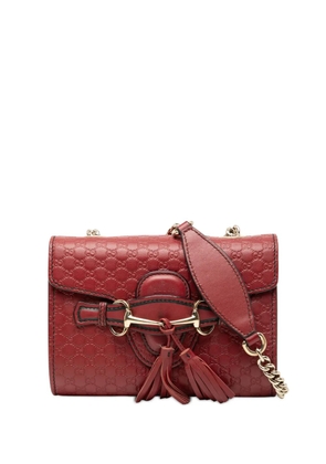 Gucci Pre-Owned 2016-2025 Mini Microguccissima Emily crossbody bag - Red