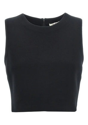 Max Mara Dazzy round-neck zip-back top - Black