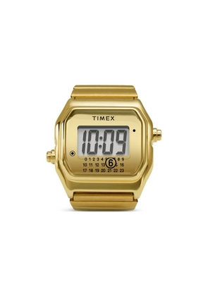 MM6 Maison Margiela octagon digital 35mm watch - Gold