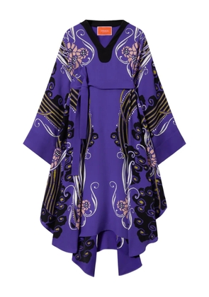La DoubleJ Karis floral kaftan - Purple