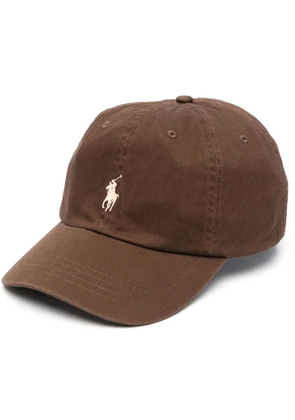Polo Ralph Lauren logo-embroidered cotton cap - Brown