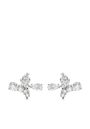 Swarovski Matrix clip-on earrings - Silver