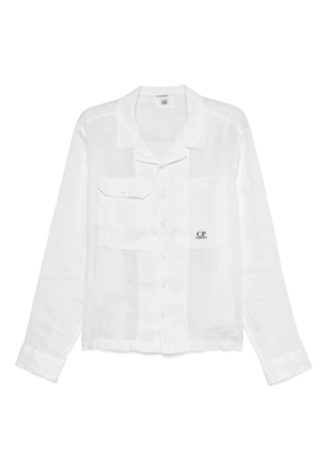 C.P. Company linen overshirt - White