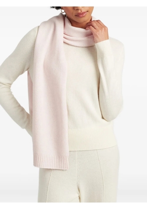 Chinti & Parker ribbed-edges scarf - Pink
