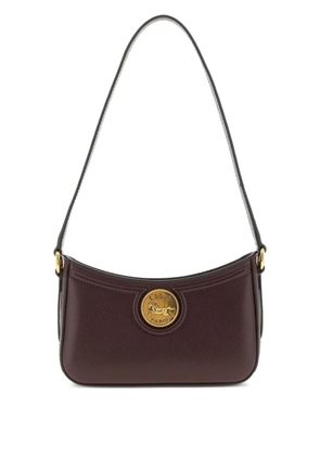Chloé Horse Medal grained leather shoulder bag - Brown