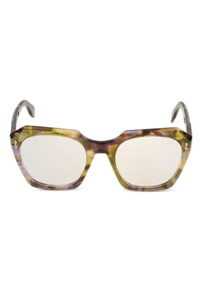 Kador Gloria Glamour geometric-frame glasses - Green