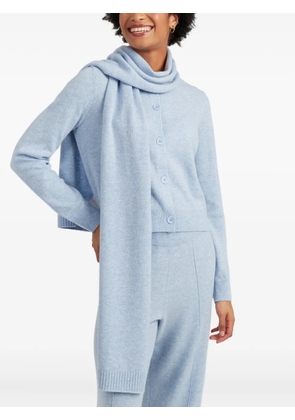 Chinti & Parker ribbed-edges scarf - Blue