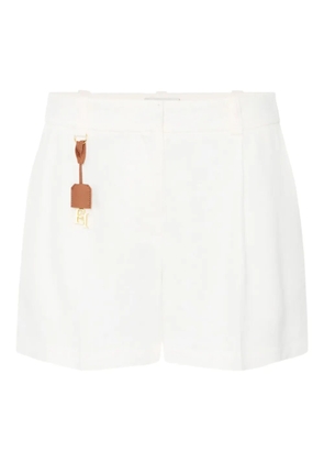 Elisabetta Franchi gabardine shorts - White
