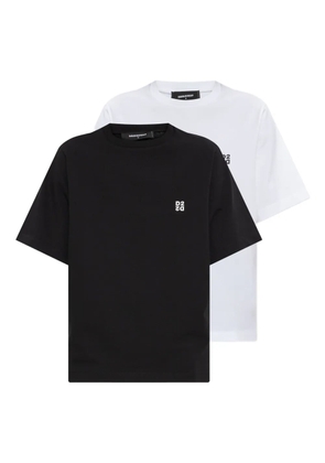 DSQUARED2 logo-print cotton T-shirt (pack of two) - Black