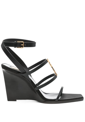 Saint Laurent 100mm Cassandra sandals - Black