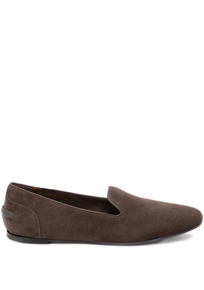 Brunello Cucinelli suede loafers - Brown