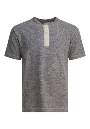 Buzz Ricksons cotton Henley T-shirt - Grey
