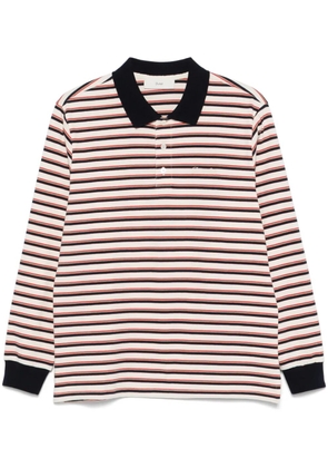 DUNST multi-stripe polo shirt - Blue