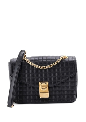 Celine Pre-Owned C Bag Quilted Leather Medium shoulder bag - Black