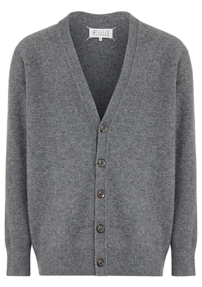 Maison Margiela V-neck wool cardigan - Grey