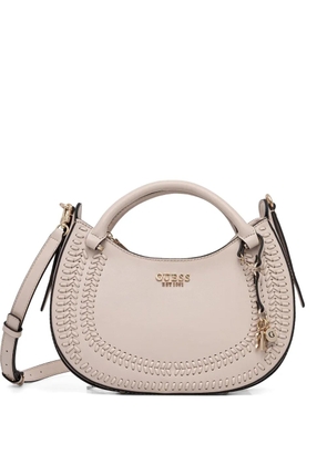 GUESS USA Tatum charm-detail tote bag - Neutrals
