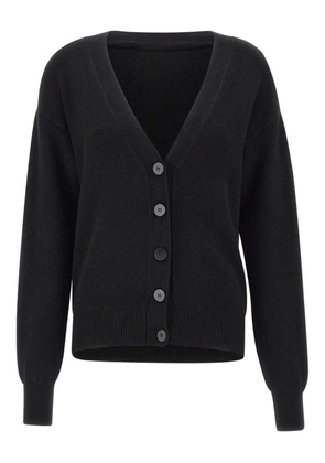 kaos button V-neck cardigan - Black