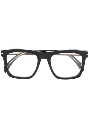 Eyewear by David Beckham rectangle frame glasses - Black