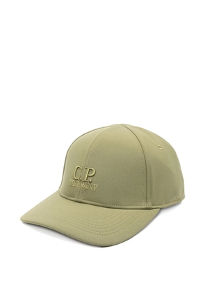 C.P. Company logo-embroidered cap - Green