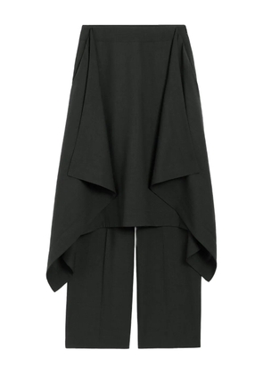 AMI Paris layered wool trousers - Black