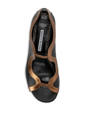 Manolo Blahnik Chilkin flat sandals - Black